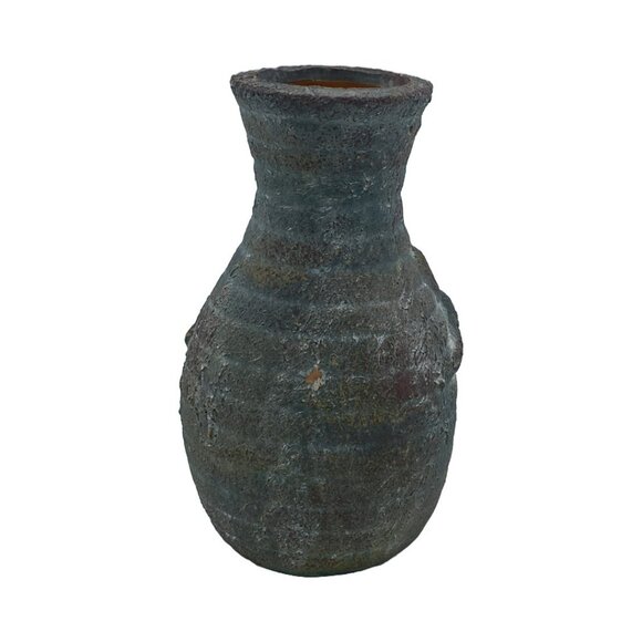 Dragonfly Tabletop Mini Chiminea Handmade Hand Painted Ceramic Tealight Holder - Picture 6 of 13